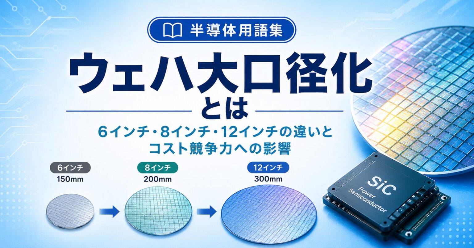 ウェハ大口径化とは｜6インチ・8インチ・12インチの違いとコスト競争力への影響 - SemiStructure｜半導体構造メディア