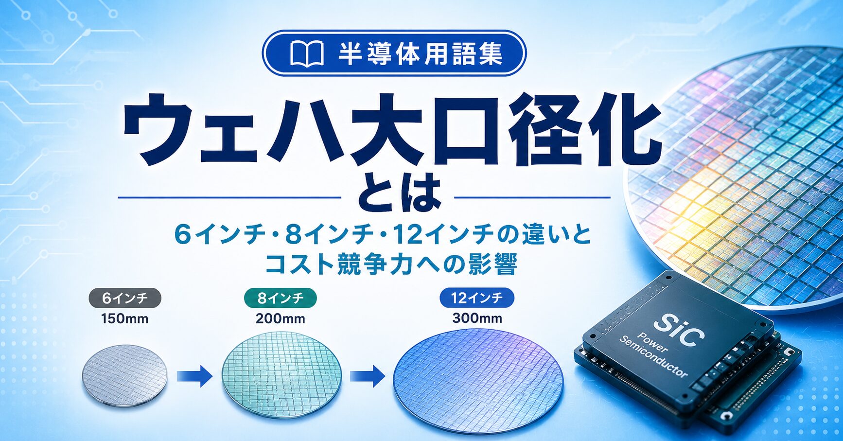 半導体ウェハ大口径化の概要