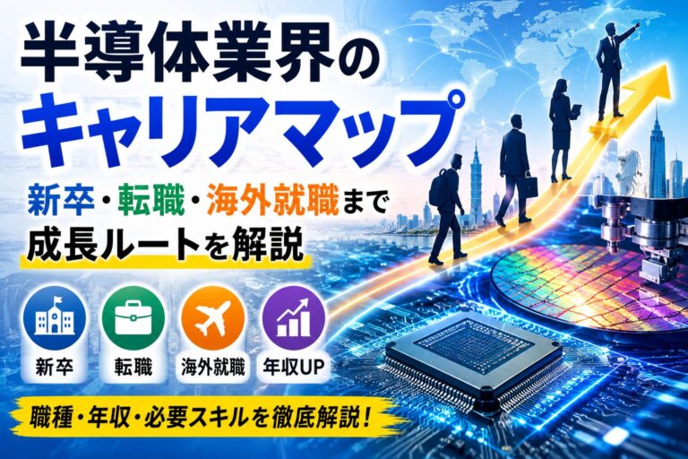 半導体業界のキャリアマップ