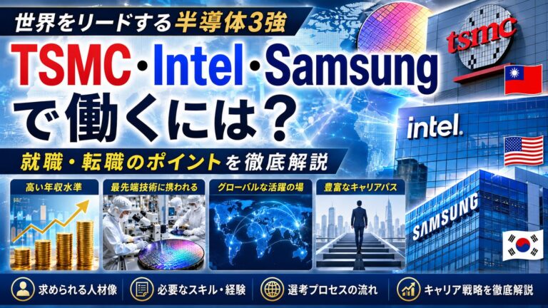 TSMC Intel Samsungで働くには