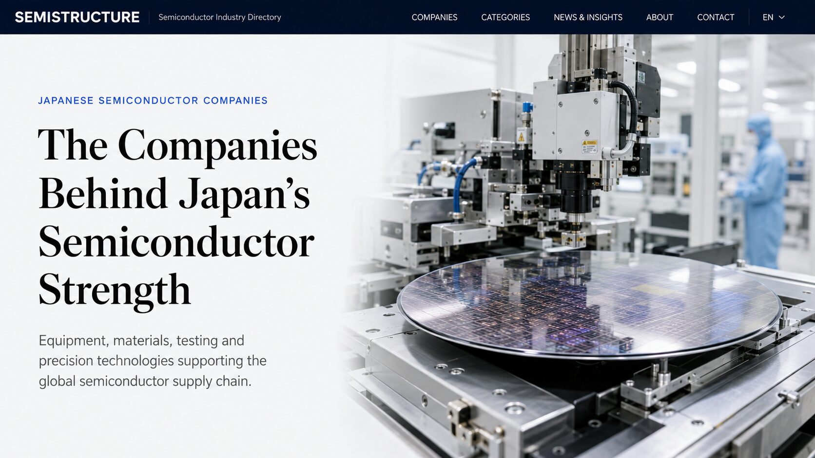 The companies behind Japan's semiconductor strength