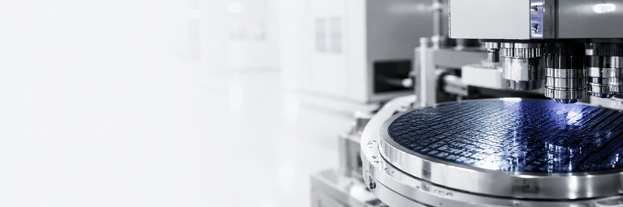 Semiconductor wafer inspection equipment in a clean manufacturing facility